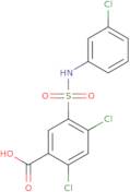 2,4-Dichloro-5-[(3-chlorophenyl)sulfamoyl]benzoic acid