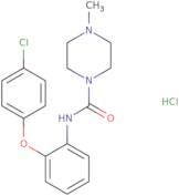 N-[2-(4-Chlorophenoxy)phenyl]-4-methyl-1-piperazinecarboxamide hydrochloride