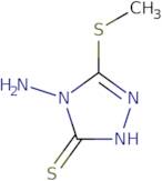 4-Amino-5-(methylsulfanyl)-4H-1,2,4-triazole-3-thiol