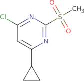 4-Chloro-6-cyclopropyl-2-(methylsulfonyl)pyrimidine