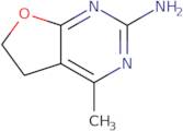 4-Methyl-5,6-dihydrofuro[2,3-d]pyrimidin-2-amine