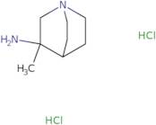 3-Methyl-1-azabicyclo[2.2.2]octan-3-amine dihydrochloride