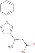 3-Amino-3-(1-phenyl-1H-pyrazol-4-yl)propanoic acid