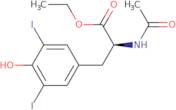 (S)-Ethyl 2-acetamido-3-(4-hydroxy-3,5-diiodophenyl)propanoate