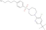 1-[3-Chloro-5-(trifluoromethyl)pyridin-2-yl]-4-{[4-(pent-1-yl)phenyl]sulphonyl}homopiperazine