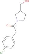 2-(4-Chlorophenyl)-1-[3-(hydroxymethyl)pyrrolidin-1-yl]ethan-1-one