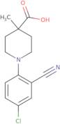 1-(4-Chloro-2-cyanophenyl)-4-methylpiperidine-4-carboxylic acid