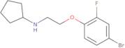 N-(2-(4-Bromo-2-fluorophenoxy)ethyl)cyclopentanamine