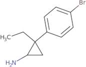 2-(4-Bromophenyl)-2-ethylcyclopropan-1-amine