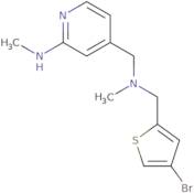 4-({[(4-Bromothiophen-2-yl)methyl](methyl)amino}methyl)-N-methylpyridin-2-amine