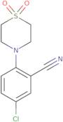 5-Chloro-2-(1,1-dioxo-1λ⁶-thiomorpholin-4-yl)benzonitrile