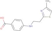 4-{[2-(4-Methyl-1,3-thiazol-2-yl)ethyl]amino}benzoic acid