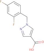 1-[(2,4-Difluorophenyl)methyl]-1H-pyrazole-4-carboxylic acid