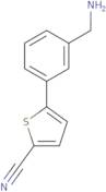 5-[3-(Aminomethyl)phenyl]thiophene-2-carbonitrile
