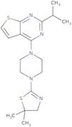 4-(4-(5,5-Dimethyl-4,5-dihydrothiazol-2-yl)piperazin-1-yl)-6-isopropylthieno[2,3-d]pyrimidine
