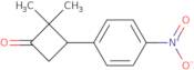 2,2-Dimethyl-3-(4-nitrophenyl)cyclobutan-1-one