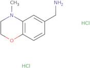 C-(4-Methyl-3,4-dihydro-2H-benzo[1,4]oxazin-6-yl)-methylamine dihydrochloride