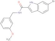 6-bromo-N-[(3-methoxyphenyl)methyl]-1H-indole-2-carboxamide