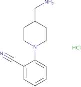 2-[4-(Aminomethyl)piperidin-1-yl]benzonitrile hydrochloride