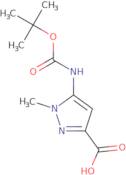 5-{[(tert-Butoxy)carbonyl]amino}-1-methyl-1H-pyrazole-3-carboxylic acid