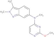 N-(2-Methoxypyrimidin-4-yl)-N-methyl-2,3-dimethyl-2-H-indazol-6-amine