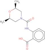 2-{[(2R,6S)-2,6-Dimethylmorpholine-4-carbonyl]amino}benzoic acid