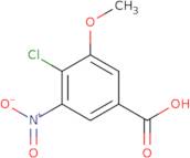 4-Chloro-3-methoxy-5-nitrobenzoic acid