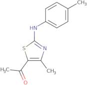 1-{4-Methyl-2-[(4-methylphenyl)amino]-1,3-thiazol-5-yl}ethan-1-one