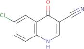 6-Chloro-4-oxo-1,4-dihydroquinoline-3-carbonitrile