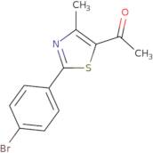 1-[2-(4-Bromophenyl)-4-methyl-1,3-thiazol-5-yl]ethan-1-one