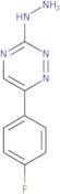 6-(4-Fluorophenyl)-3-hydrazinyl-1,2,4-triazine