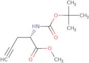 (S)-2-(Boc-amino)-4-pentynoic acid methyl ester ee