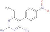 6-Ethyl-5-(4-nitrophenyl)-2,4-pyrimidinediamine