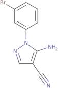 5-amino-1-(3-bromophenyl)-1H-pyrazole-4-carbonitrile