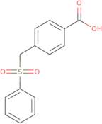 4-[(Benzenesulfonyl)methyl]benzoic acid