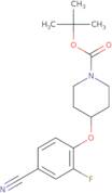 tert-Butyl 4-(4-cyano-2-fluorophenoxy)piperidine-1-carboxylate