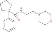 N-[2-(morpholin-4-yl)ethyl]-1-phenylcyclopentane-1-carboxamide