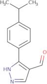 3-[4-(Propan-2-yl)phenyl]-1H-pyrazole-4-carbaldehyde