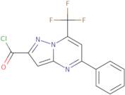 5-Phenyl-7-(trifluoromethyl)pyrazolo[1,5-a]pyrimidine-2-carbonyl chloride