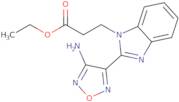 3-[2-(4-Amino-furazan-3-yl)-benzoimidazol-1-yl]-propionic acid ethyl ester