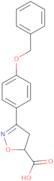 3-[4-(Benzyloxy)phenyl]-4,5-dihydro-1,2-oxazole-5-carboxylic acid