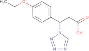 3-(4-Ethoxy-phenyl)-3-tetrazol-1-yl-propionic acid