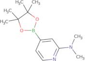 2-(Dimethylamino)pyrimidin-4-boronic acid pinacol ester