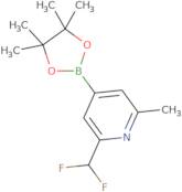 2-(Difluoromethyl)-6-methylpyridine-4-boronic acid pinacol ester