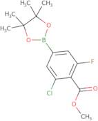 Methyl 2-chloro-6-fluoro-4-(4,4,5,5-tetramethyl-1,3,2-dioxaborolan-2-yl)benzoate