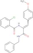 (2E)-N-Benzyl-2-[(2-chlorophenyl)formamido]-3-(4-methoxyphenyl)prop-2-enamide