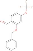 2-(Phenylmethoxy)-4-(trifluoromethoxy)benzaldehyde