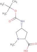 (2R,4R)-4-(tert-butoxycarbonylamino)-1-methylpyrrolidine-2-carboxylic acid ee