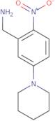 (2-Nitro-5-(piperidin-1-yl)phenyl)methanamine