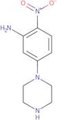 2-Nitro-5-(piperazin-1-yl)aniline